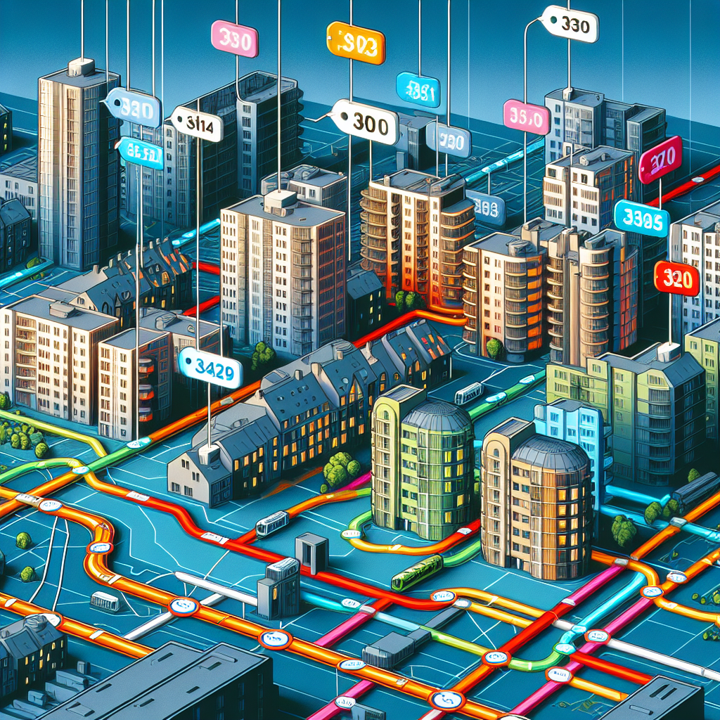 Einfluss öffentlicher Verkehrsmittel auf Mietspiegel in Düsseldorf Volmerswerth